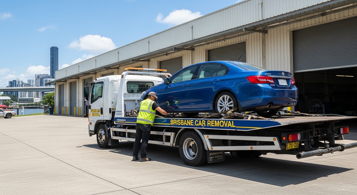 How Brisbane Car Removal Services Handle Non-Running Vehicles