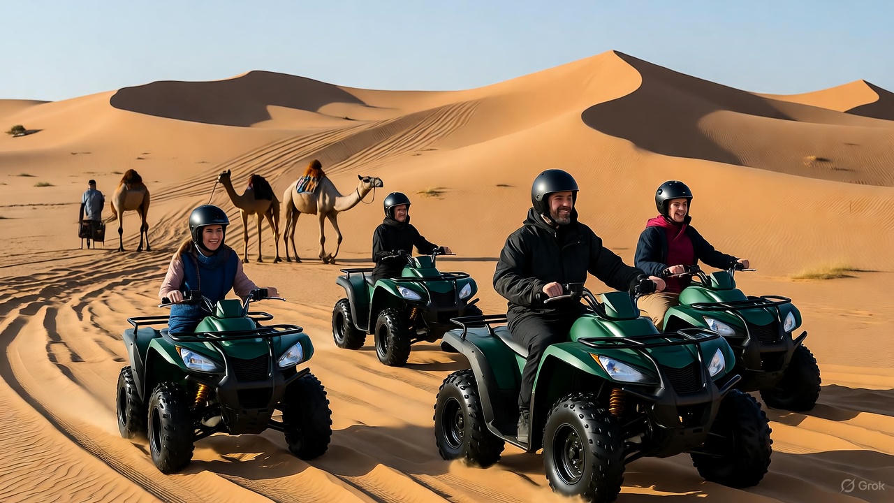 Best Desert Safari Tour in Dubai with Quad Bike Adventures