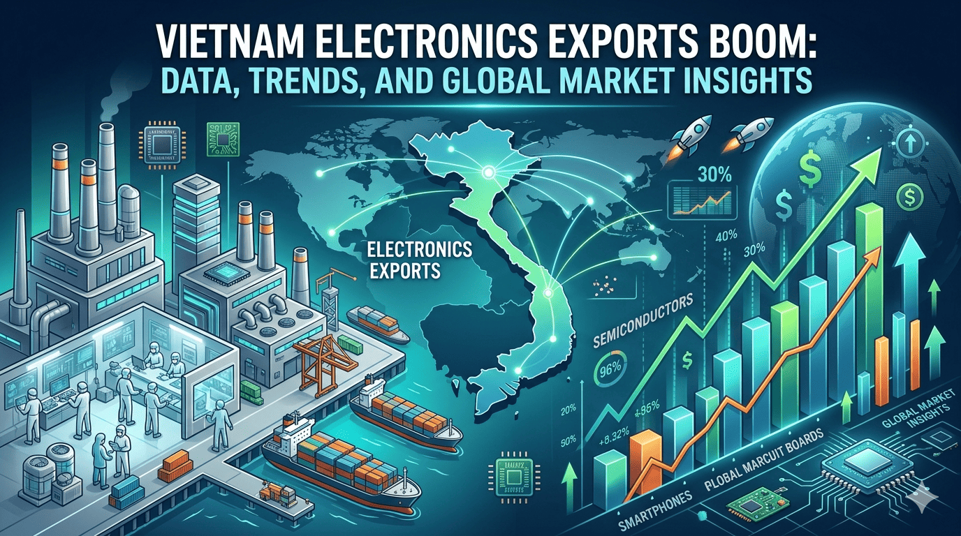 Vietnam Electronics Exports Boom: Data, Trends, and Global Market Insights