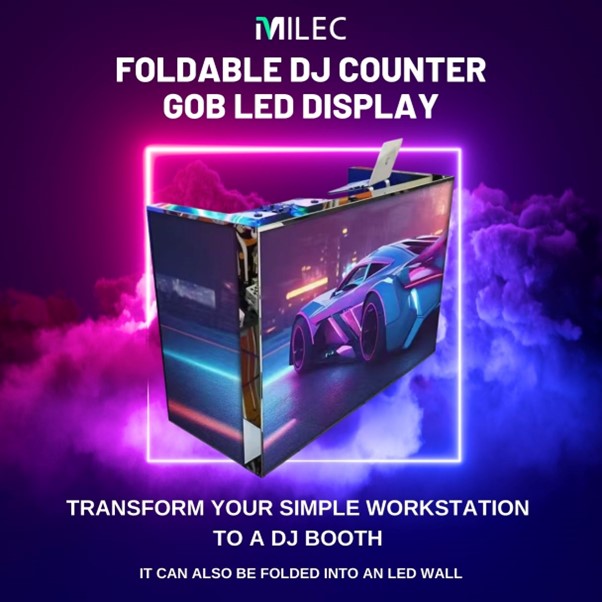 LED Display Screen Dubai: The Future of Luxury Events with the Foldable GOB DJ Counter