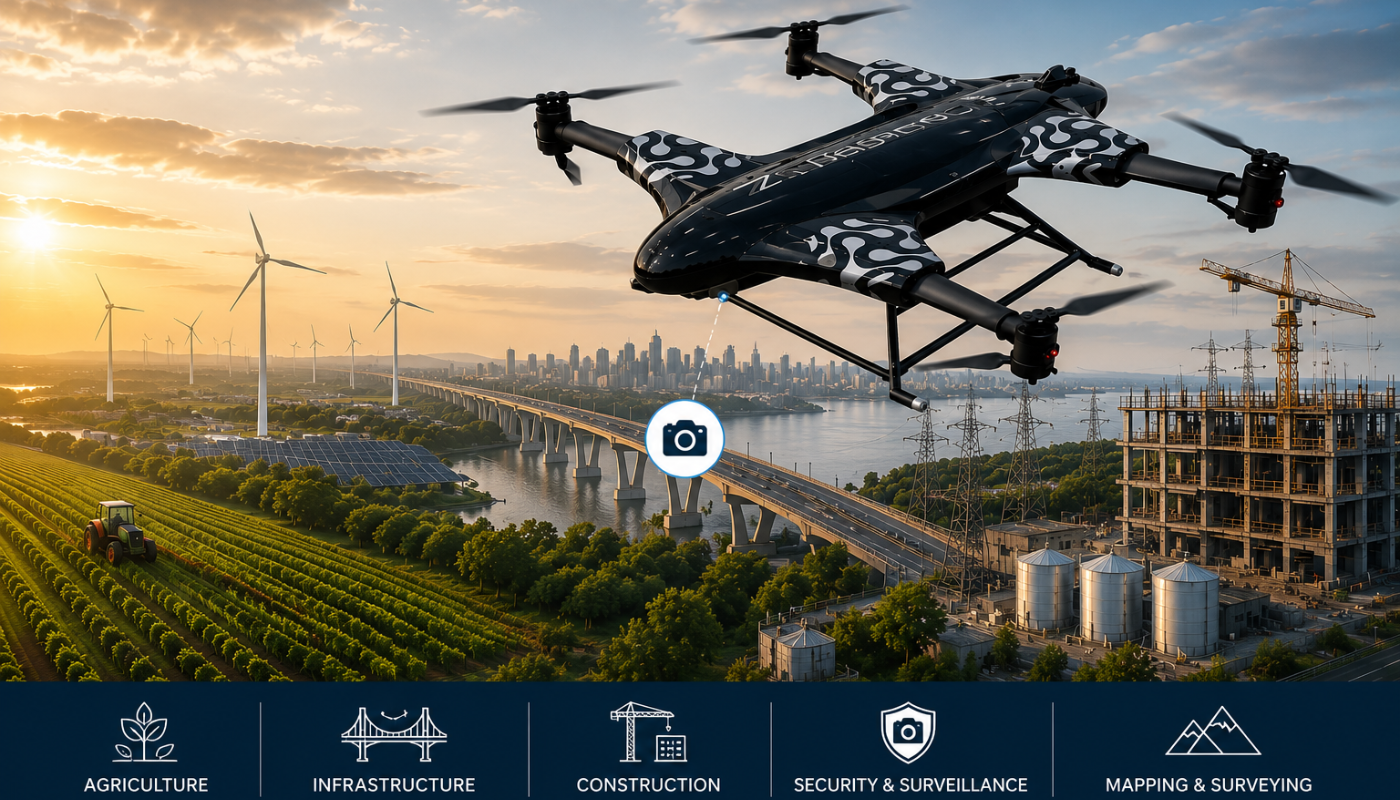 4K Drone Camera: Transforming Aerial Imaging for Modern Industries