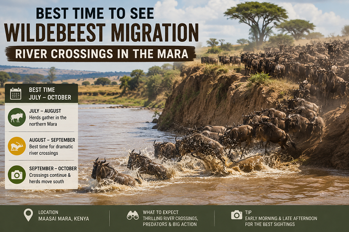 Wildebeest Migration in Serengeti by cheetahsafaris
