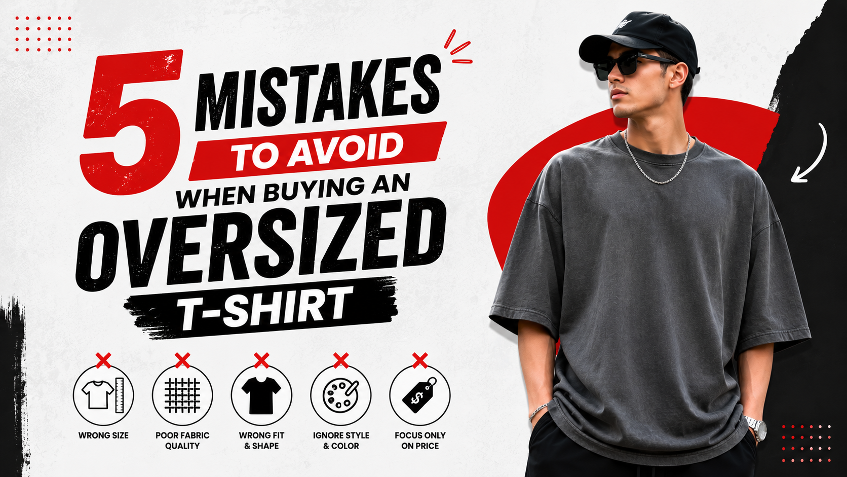 5 Mistakes to Avoid When Buying an Oversized T-Shirt
