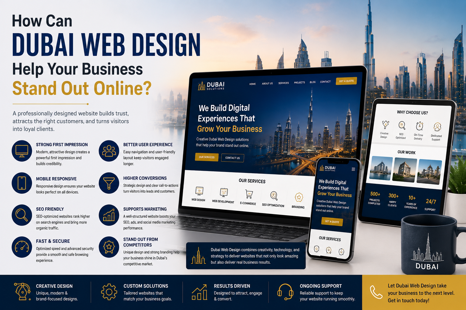 How Can Dubai Web Design Help Your Business Stand Out Online?