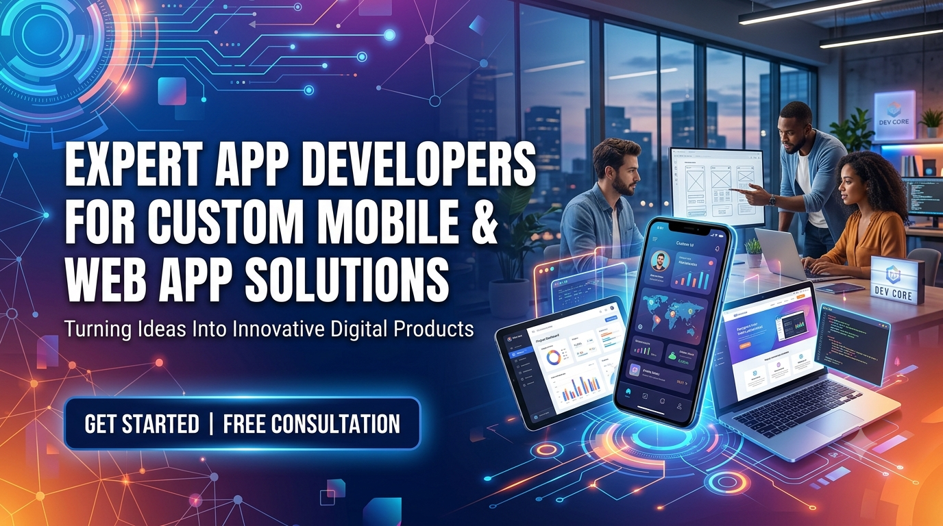 Expert App Developers for Custom Mobile and Web App Solutions