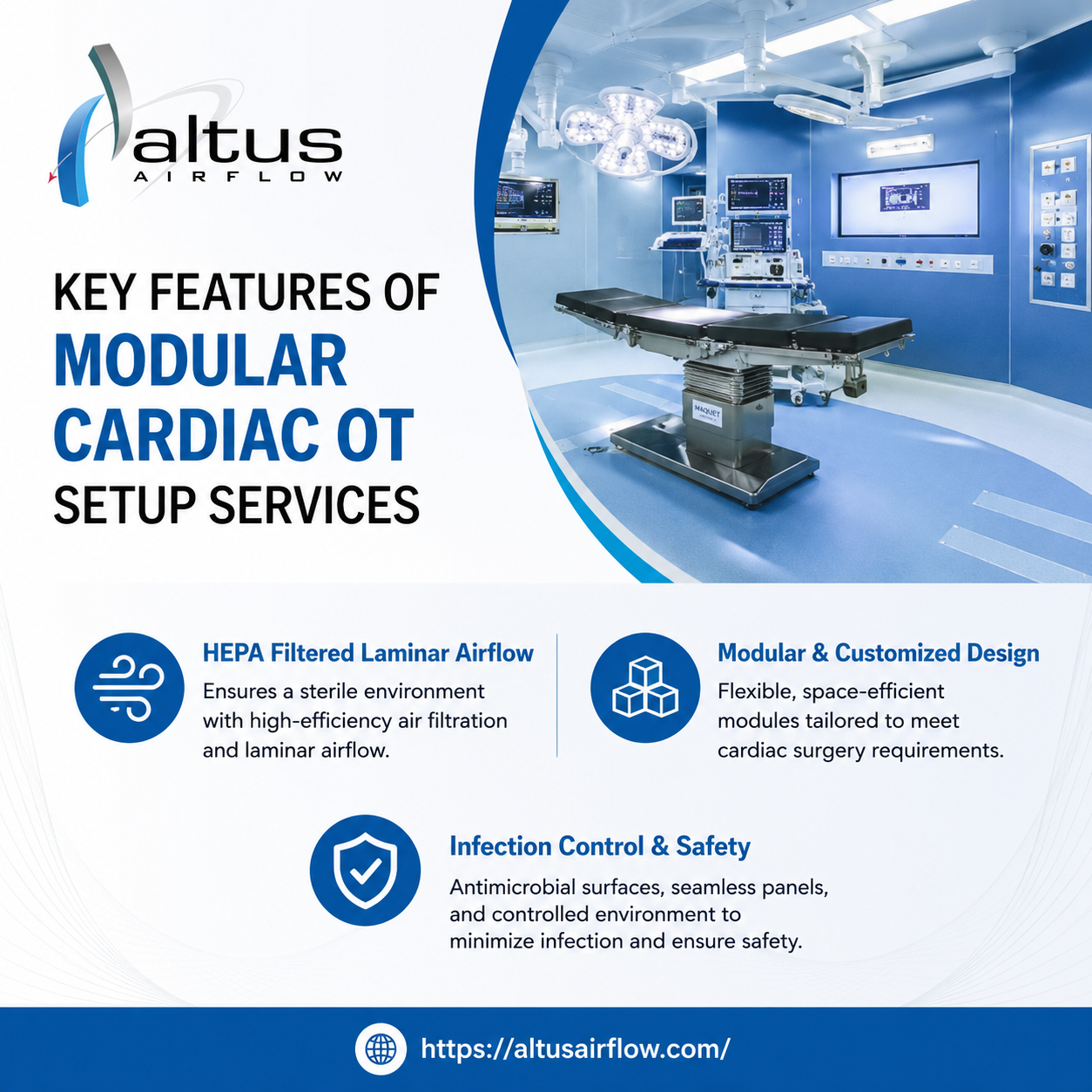 Modular Cardiac OT Setup Services