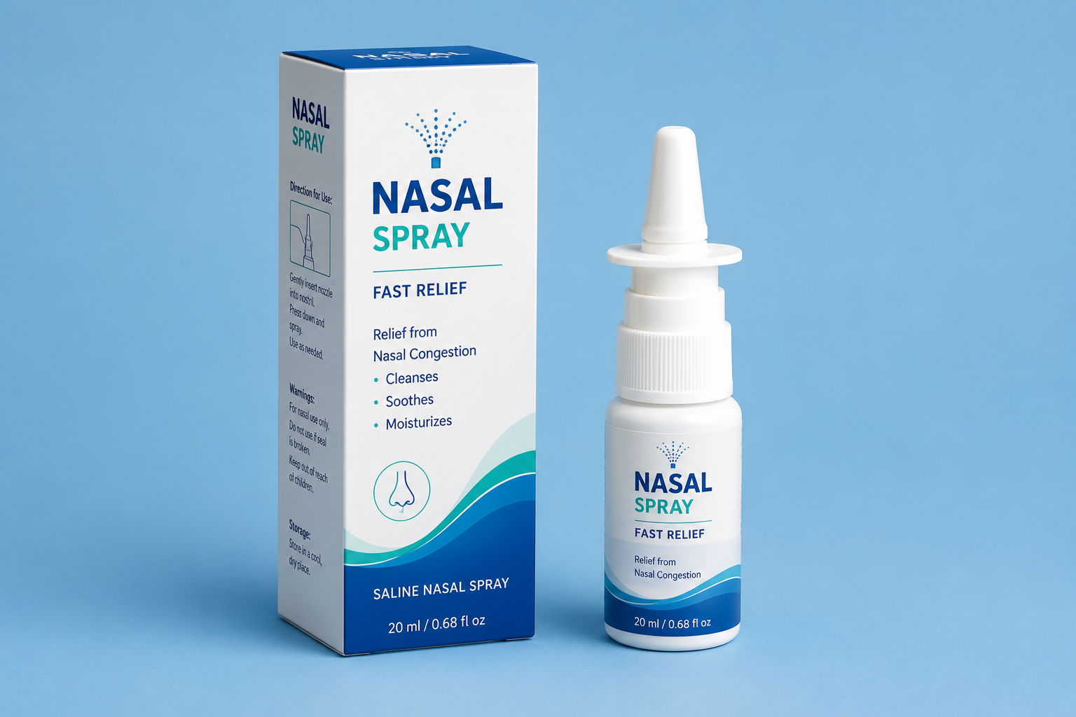 nasal spray boxes