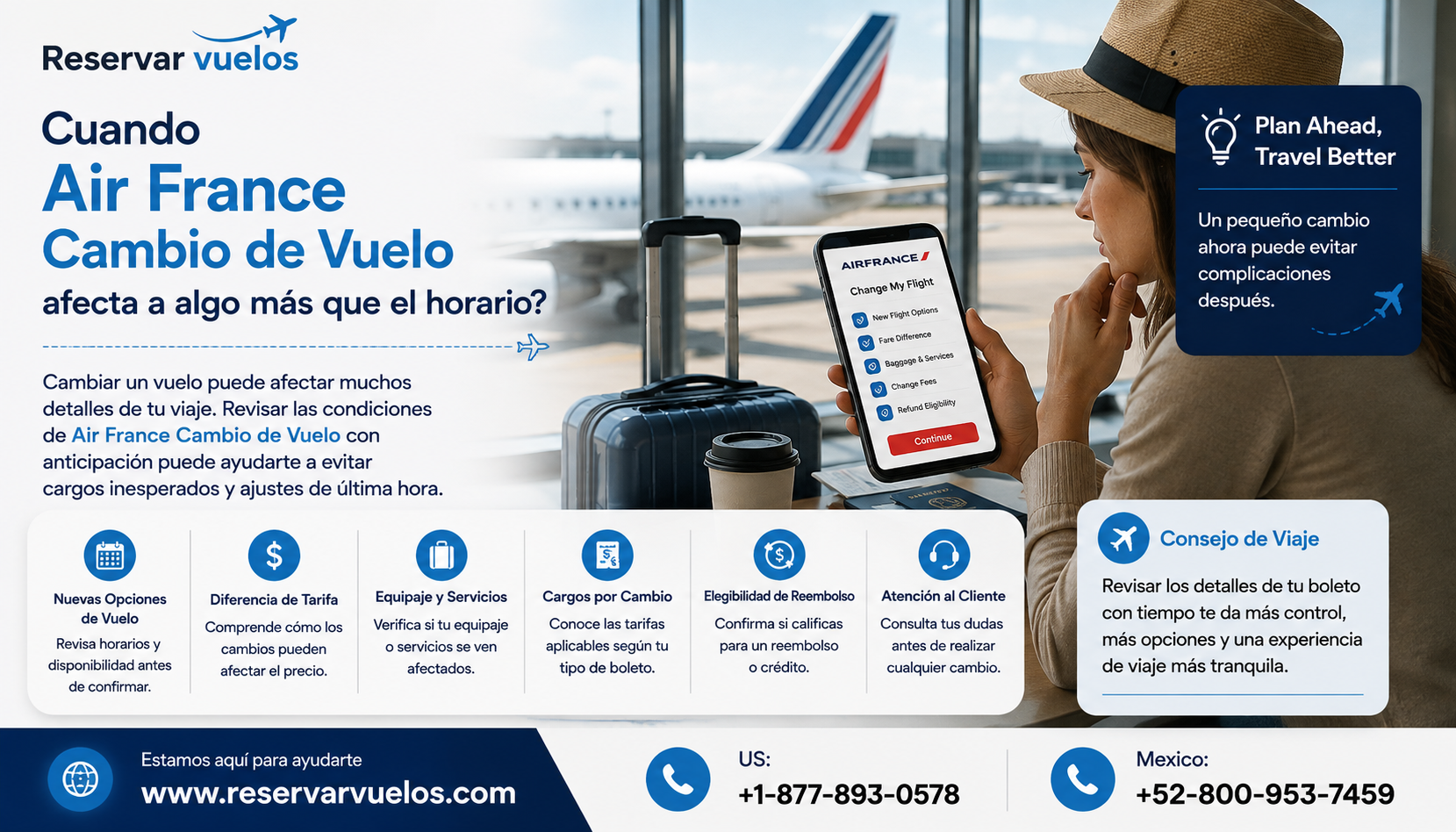 Air France Cambio de Vuelo